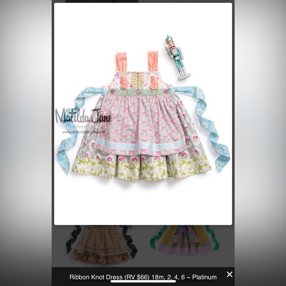 Matilda Jane Platinum Ribbon Knot Dress - Picture 6 of 6